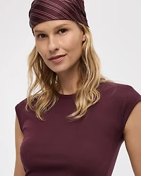 Striped Square Scarf