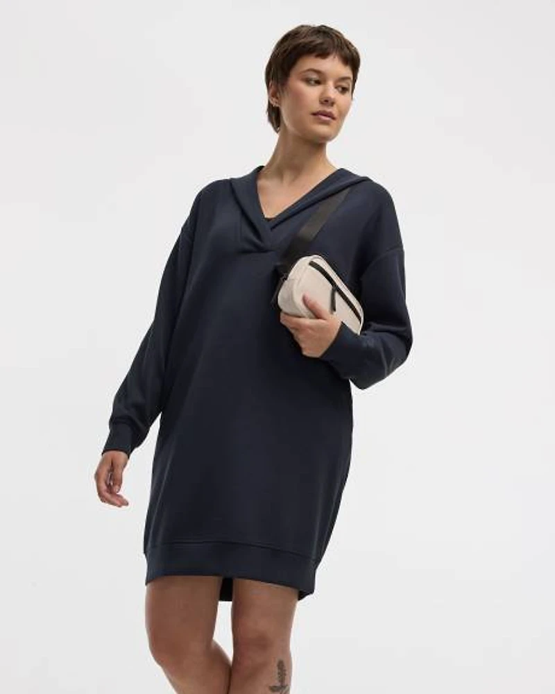 Long-Sleeve Hooded Dress