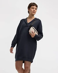 Long-Sleeve Hooded Dress