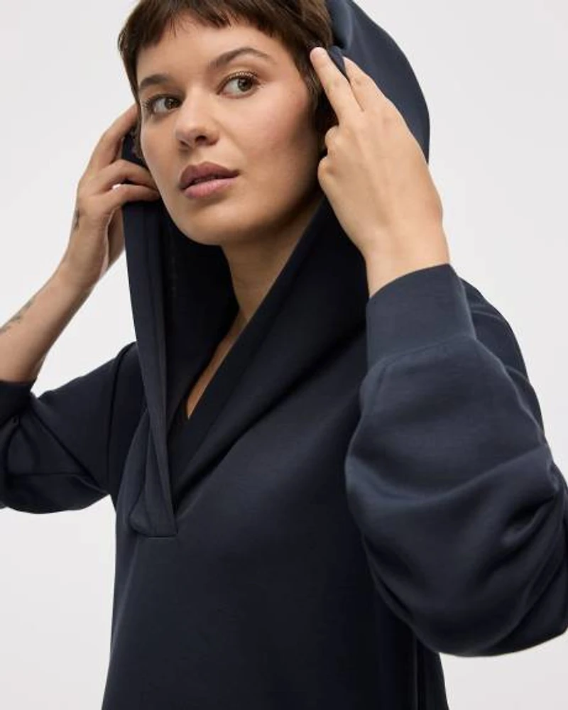 Long-Sleeve Hooded Dress