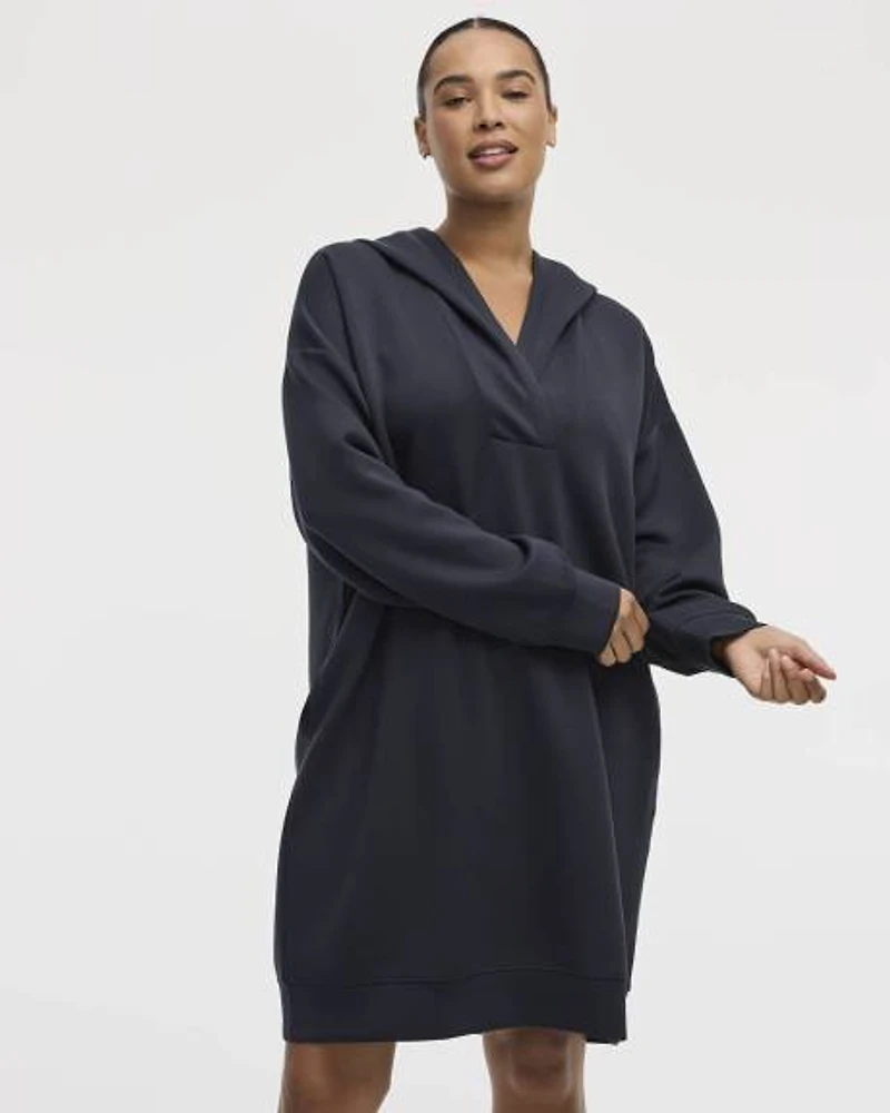 Long-Sleeve Hooded Dress