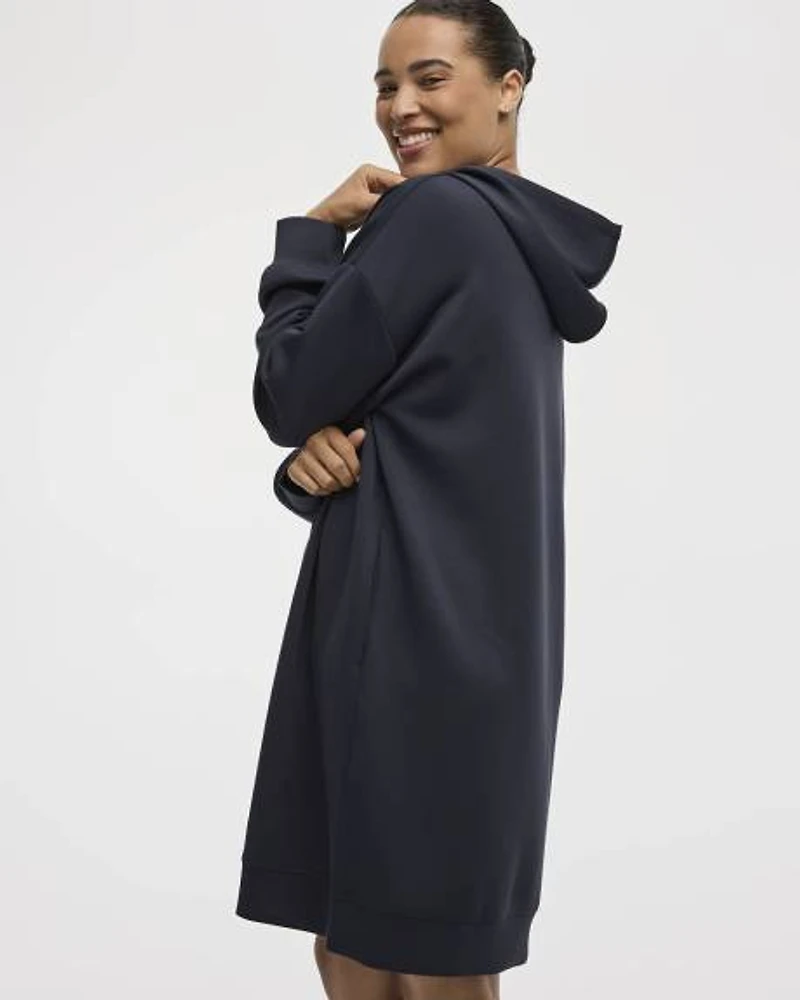 Long-Sleeve Hooded Dress