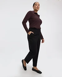 Slim-Leg High-Rise Pant