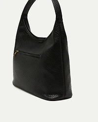 Oversized Faux-Leather Tote Bag