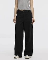 Wide-Leg High-Rise Jean