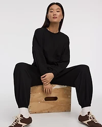 Pantalon sarouel en French Terry