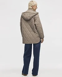Manteau matelassé à capuchon amovible