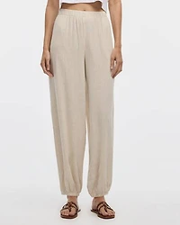 Mid-Rise Harem Pull-On Pant