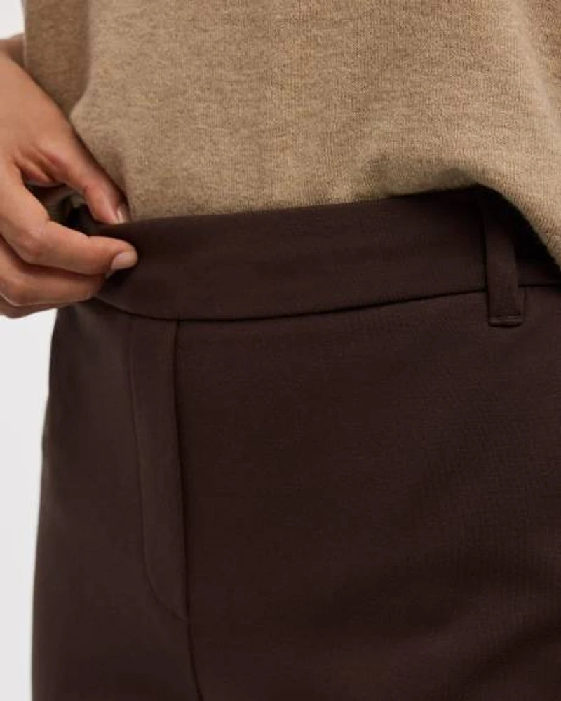 Straight-Leg High-Rise Pants