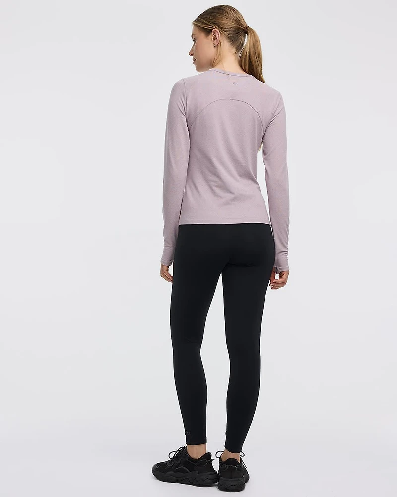 Long-Sleeve Crew-Neck Top