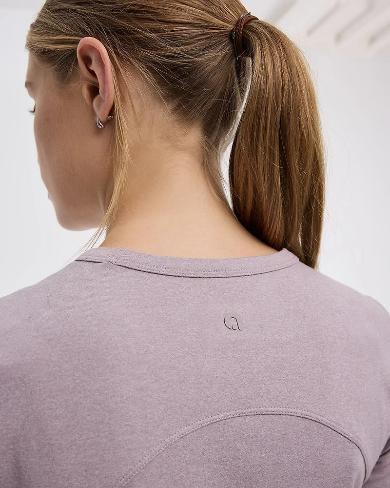 Long-Sleeve Crew-Neck Top