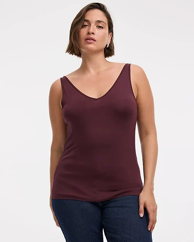 Camisole réversible à fines bretelles