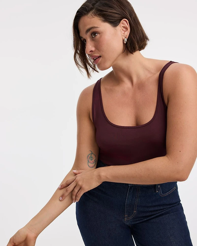 Camisole réversible à fines bretelles