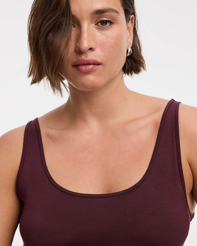 Camisole réversible à fines bretelles