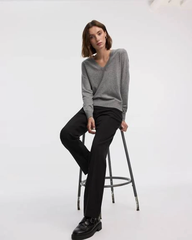 Straight-Leg High-Rise Pant
