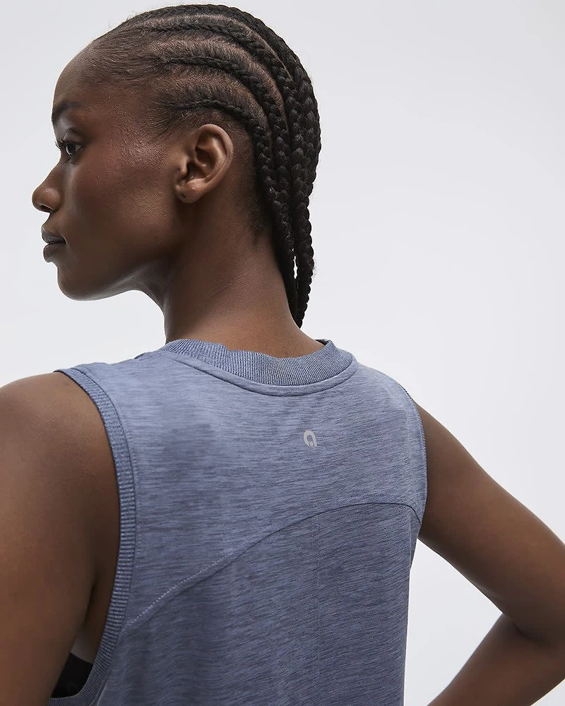 Sleeveless Crew-Neck Dress
