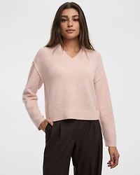 Long-Sleeve V-Neck Pullover