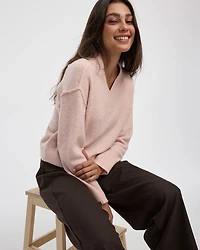 Long-Sleeve V-Neck Pullover