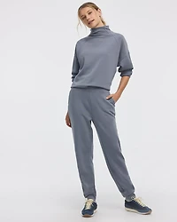 Pantalon jogger en tricot brossé