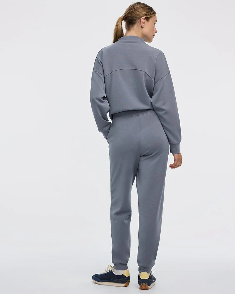 Pantalon jogger en tricot brossé