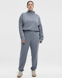 Pantalon jogger en tricot brossé