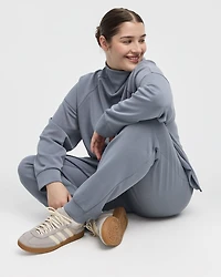 Pantalon jogger en tricot brossé