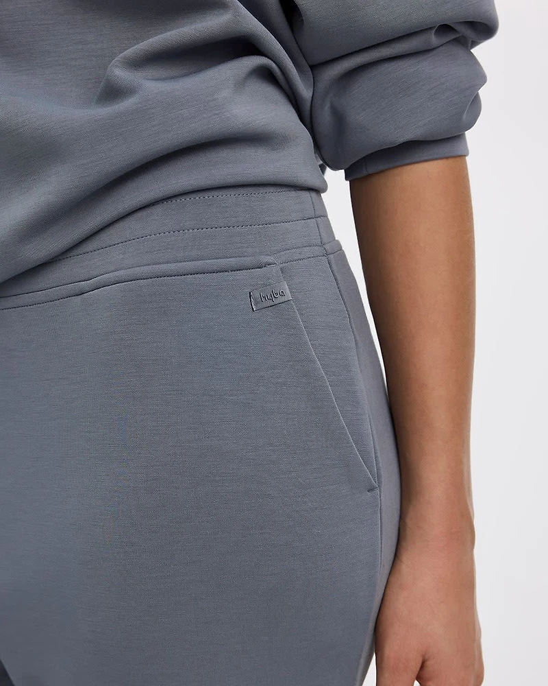 Pantalon jogger en tricot brossé