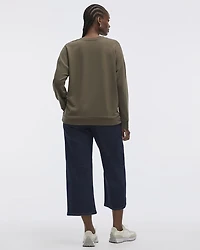 Long-Sleeve Crew-Neck Sweatshirt