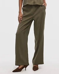 Wide-Leg High-Rise Pant