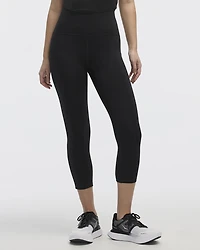High-Rise Pulse Capri Legging with Compression Waistband