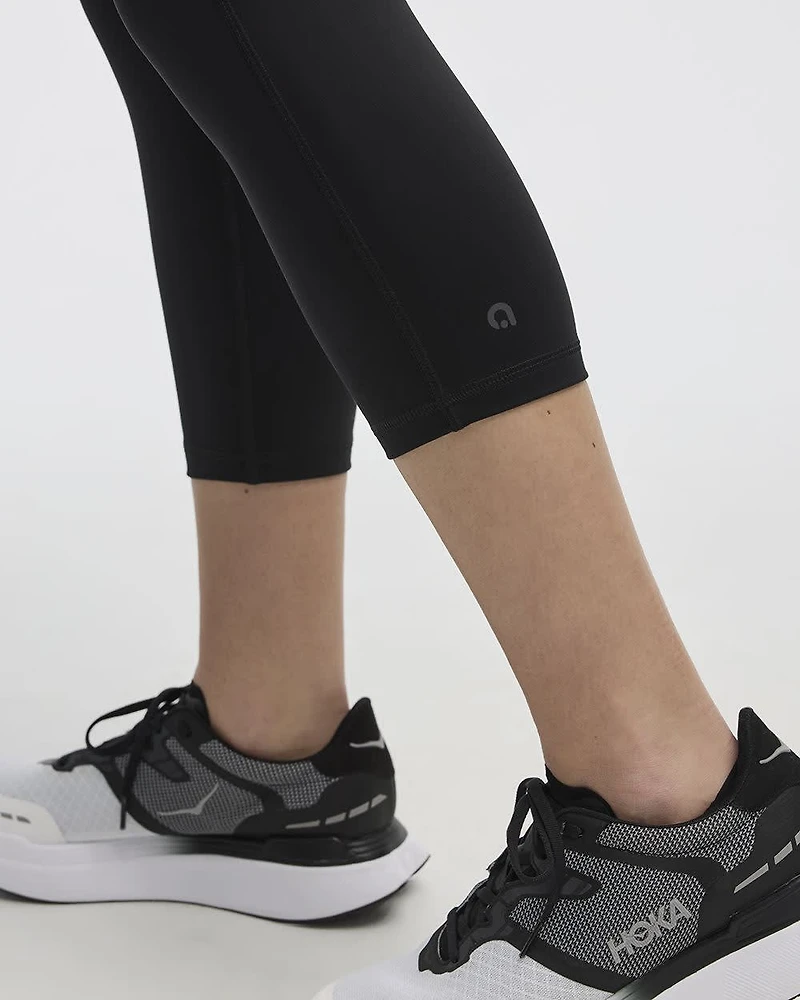 High-Rise Pulse Capri Legging with Compression Waistband