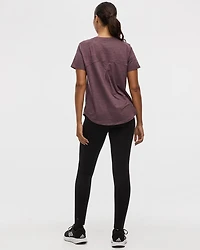 T-shirt à col rond et manches courtes