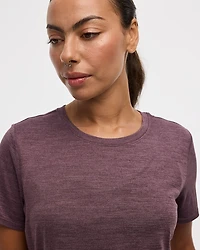 T-shirt à col rond et manches courtes