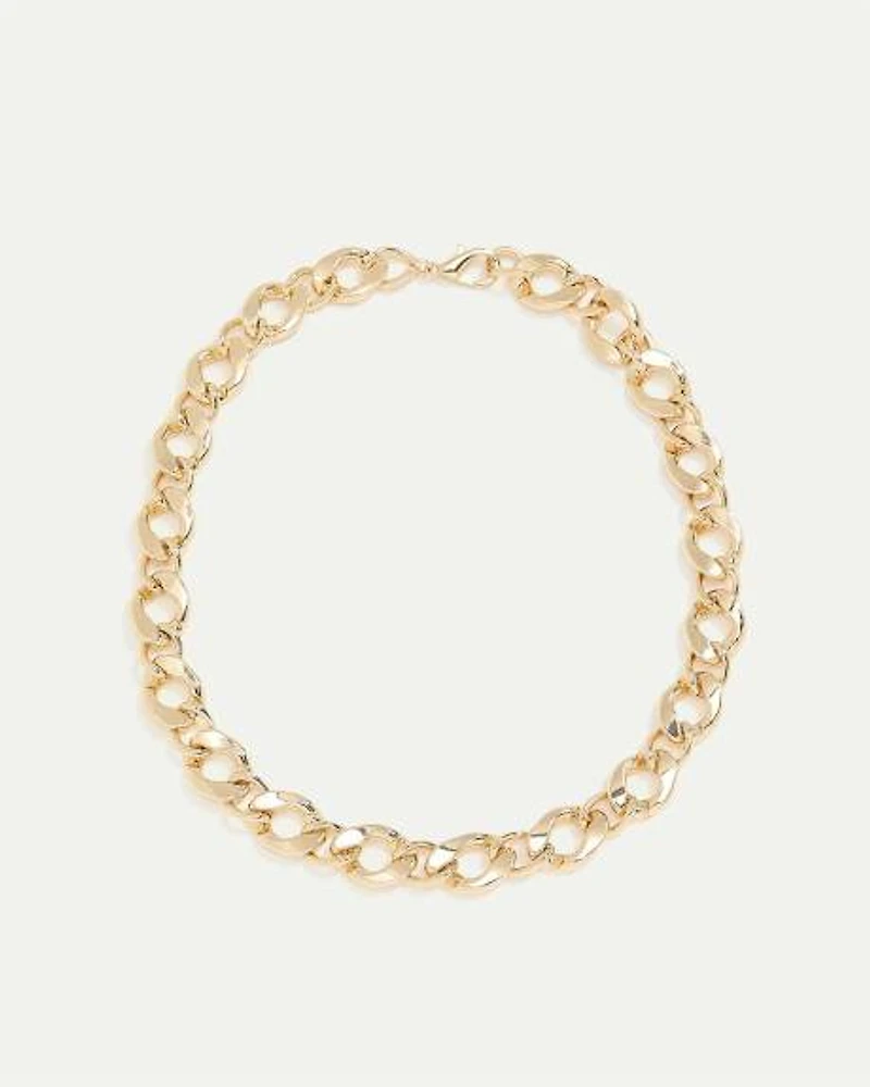 Short Curb-Chain Necklace