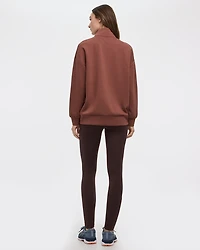 Pull à col montant demi-zip