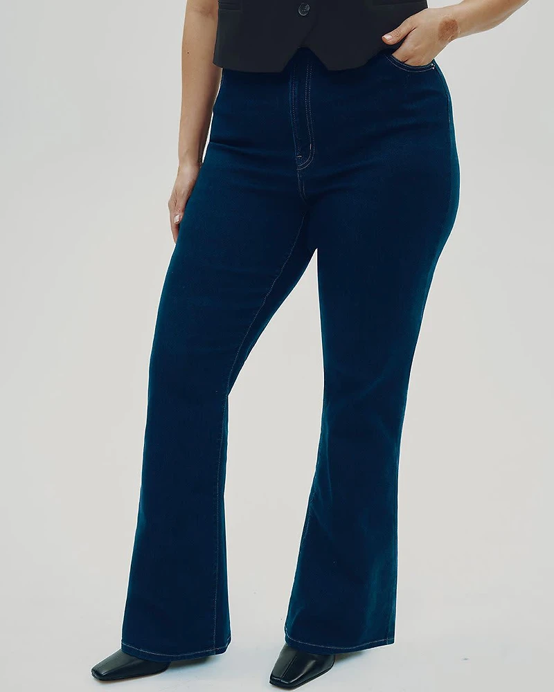 Boot-Leg Mid-Rise Jean