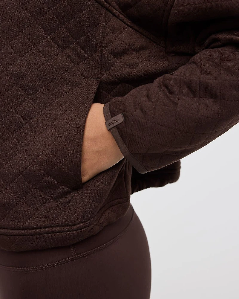 Veste en jacquard matelassé