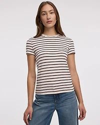T-shirt à manches courtes et col rond