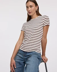 T-shirt à manches courtes et col rond