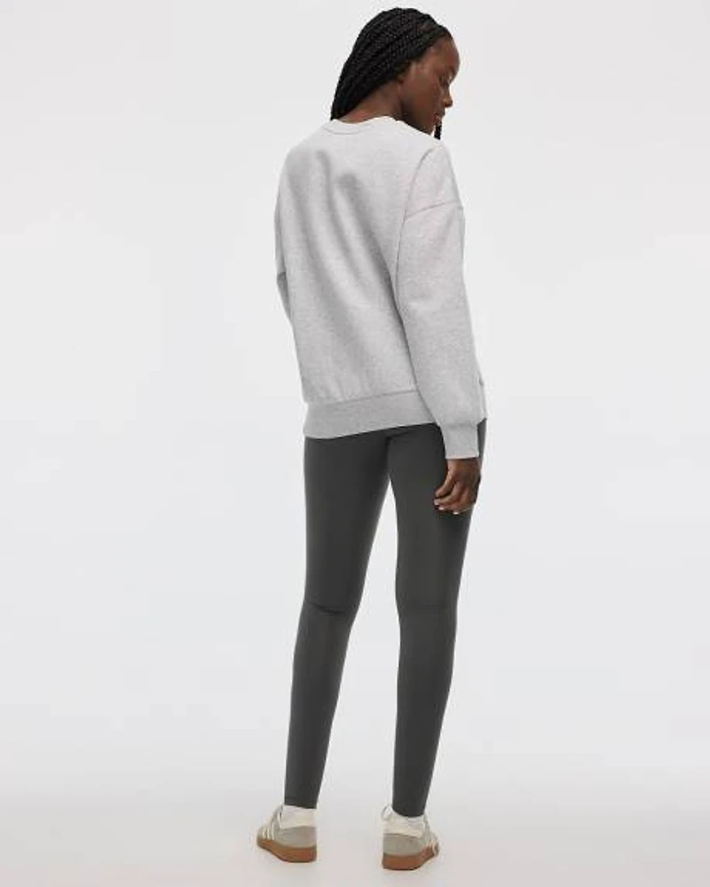 Fleece Crew-Neck Graphic Sweatshirt