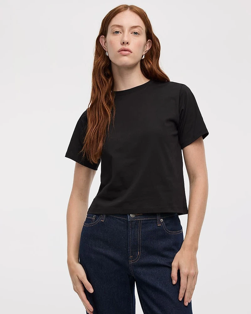 Crew-Neck Boxy T-Shirt