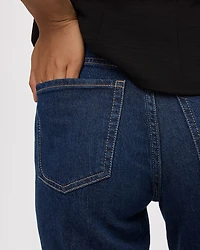 Straight-Leg Mid-Rise Jean