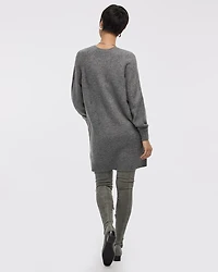 PlushSoft Long-Sleeve Crew-Neck Dress