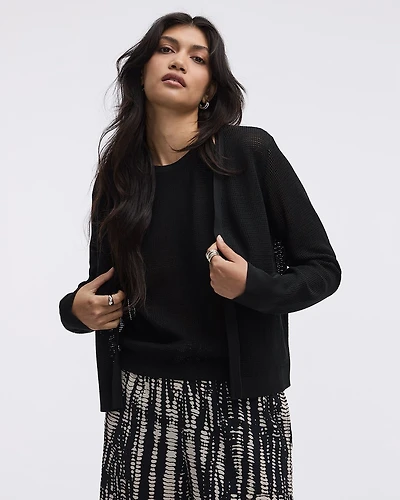 Long-Sleeve Fitted Bolero
