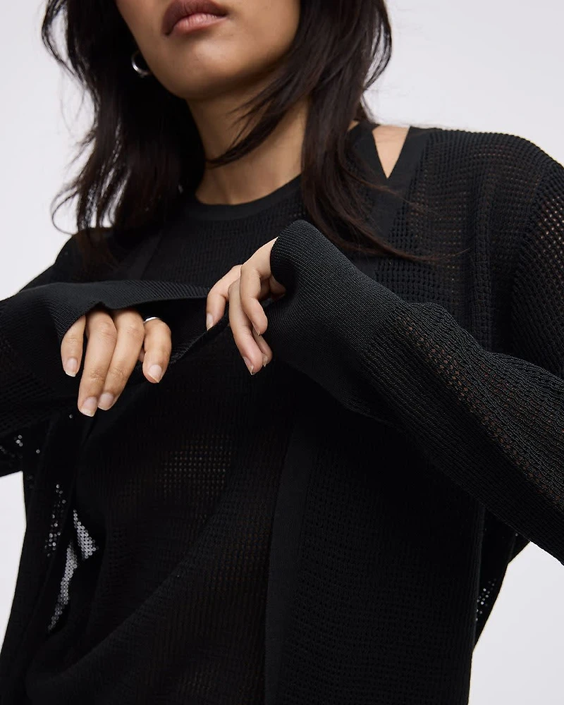 Long-Sleeve Fitted Bolero