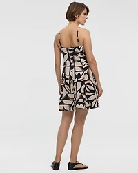 Sleeveless Buttoned-Down Dress