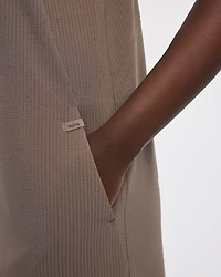 Sleeveless Textured Midi Dress