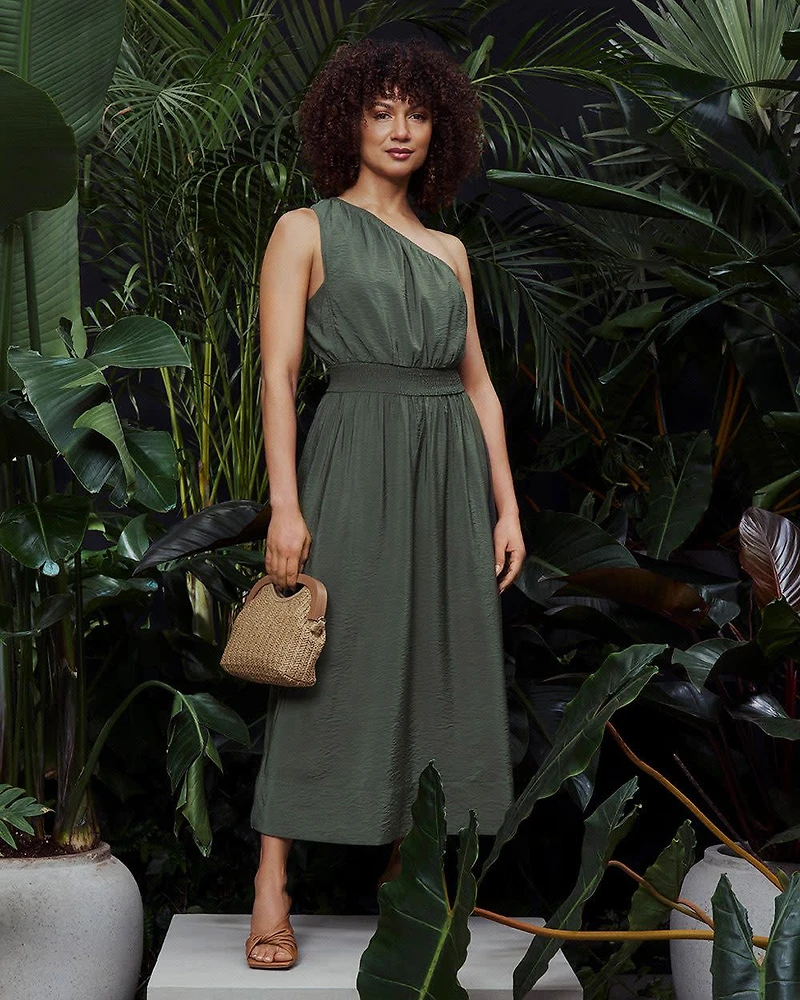 One-Shoulder Maxi Dress