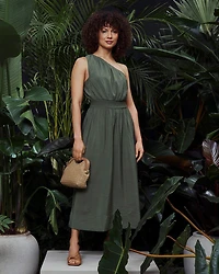 One-Shoulder Maxi Dress