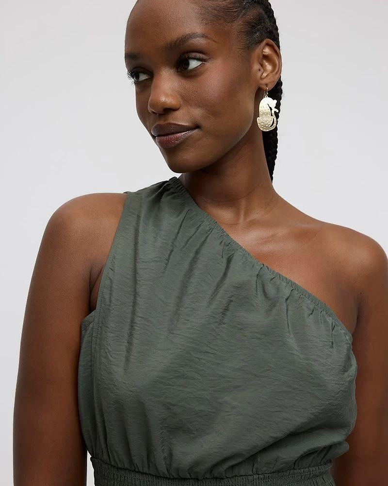One-Shoulder Maxi Dress